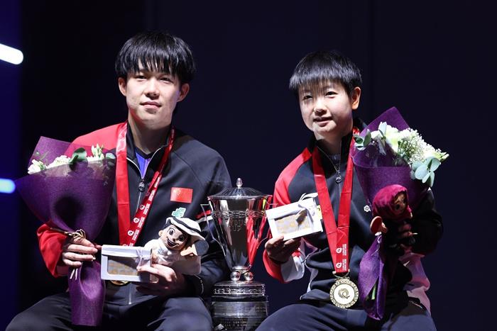 三连冠！王楚钦/孙颖莎夺得世乒赛混双冠军