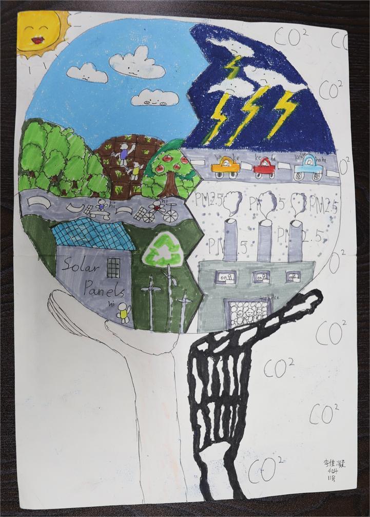 《保护环境VS 破坏环境》 李佳宁 10岁