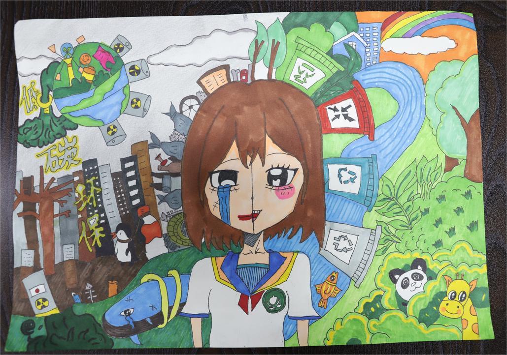 《低碳环保》 干婧冉 11岁