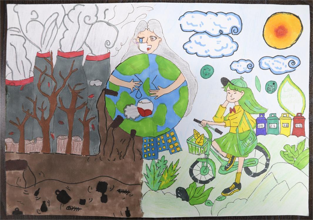 《?；さ厍?低碳出行》 陈雨盈 12岁