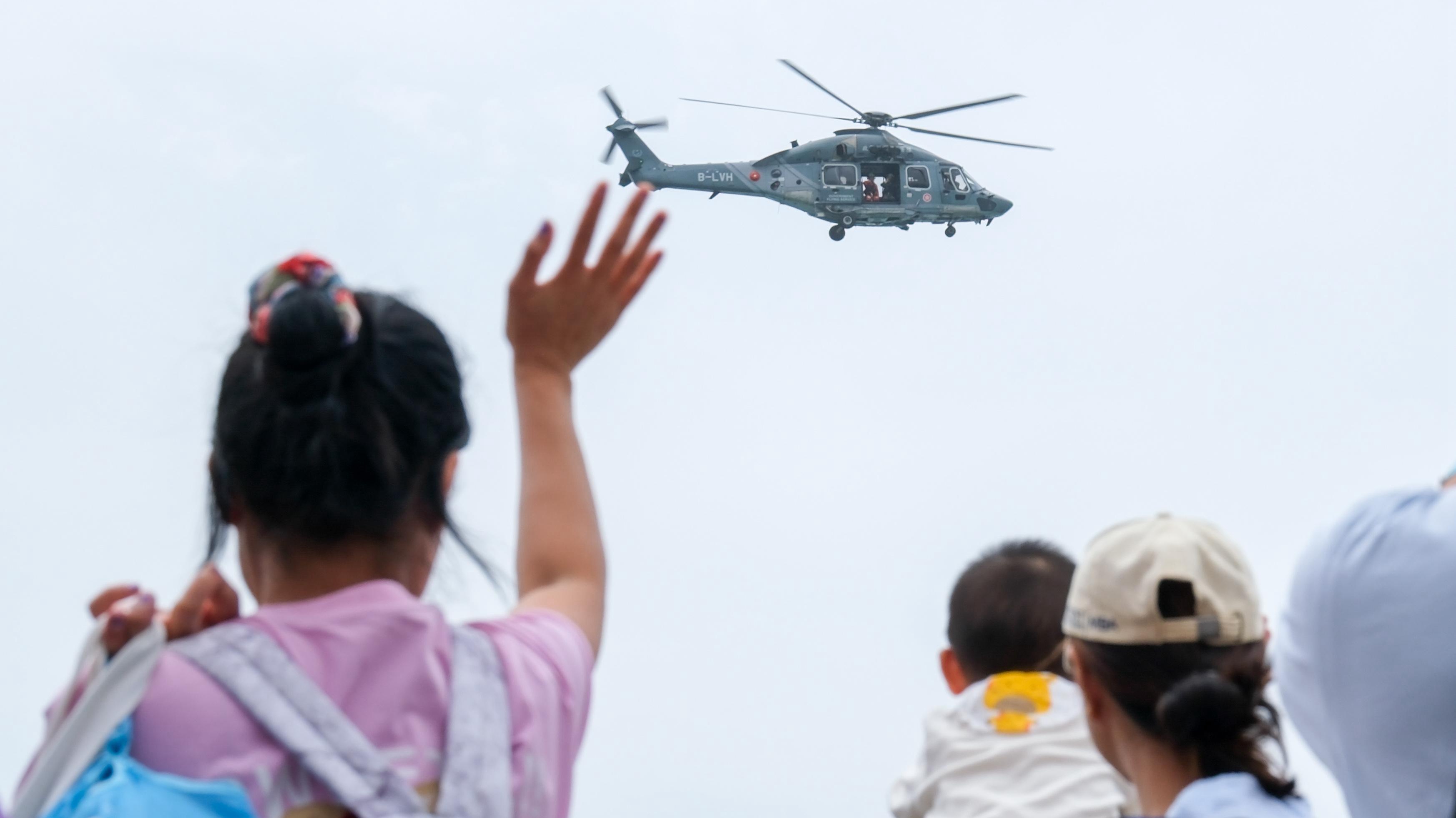 香港特区政府飞行服务队举办开放日