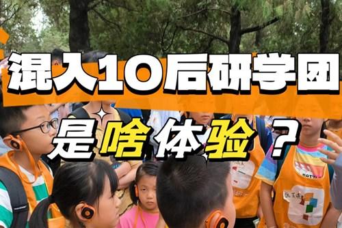 90后大龄儿童混进10后研学团，被教育了……